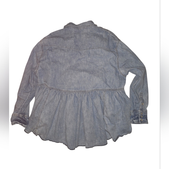 We The Free Dylan Babydoll Chambray Shirt - Picture 3 of 3